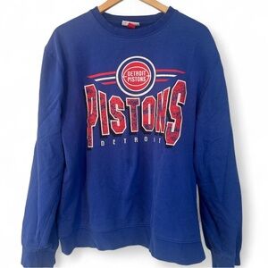 MITCHELL & NESS | XL Detroit Pistons crewneck sweatshirt